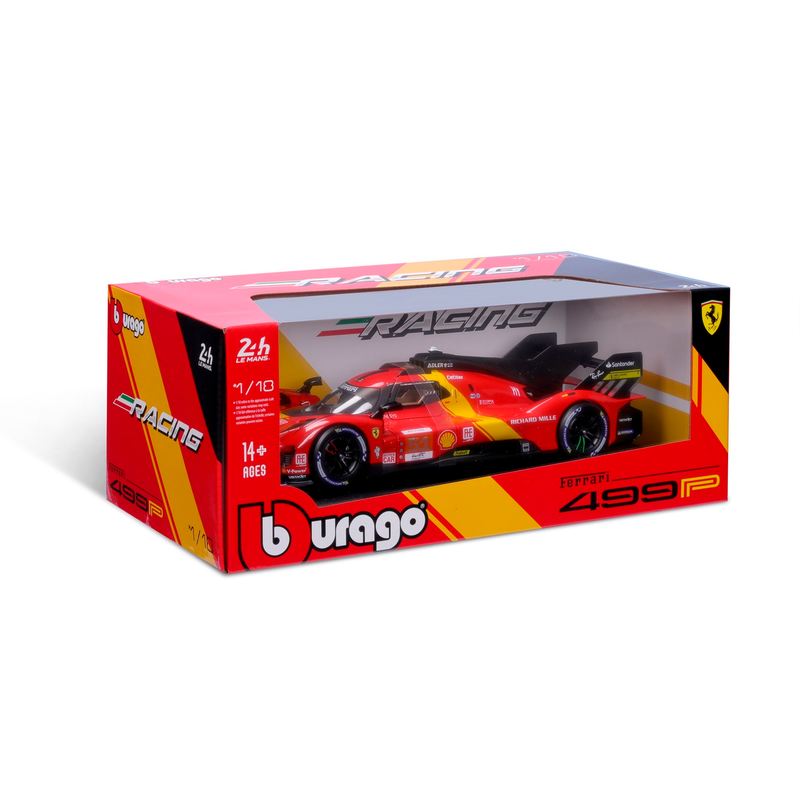 Miniatura WEC Ferrari 499P 2023 em Metal