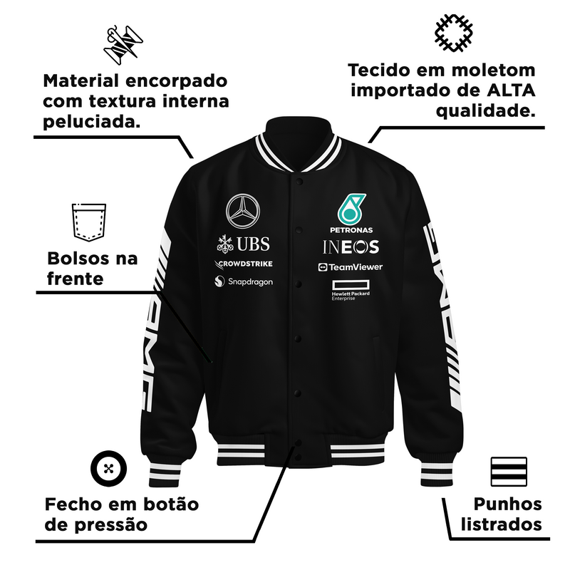 Jaqueta Mercedes AMG 2024 Lewis Hamilton